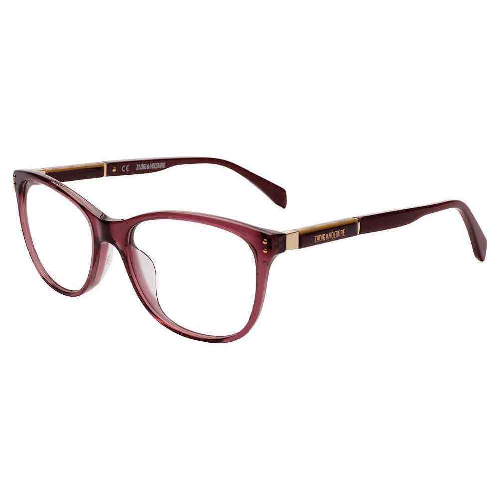 ZADIG & VOLTAIRE OPTICAL VZV158V Eyeglasses BURGUNDY-0W48 52mm